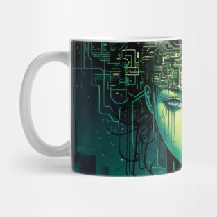 Shodan AI Virus Manga Mug